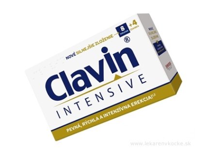 Clavin INTENSIVE 12 kapsúl – 8 + 4 zadarmo  podpora potencie