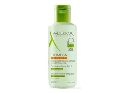 A-DERMA EXOMEGA CONTROL GEL LAVANT ÉMOLLIENT 2EN1 200 ml