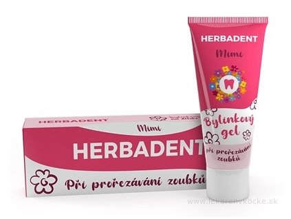 HERBADENT MIMI Bylinkový gél 25 g