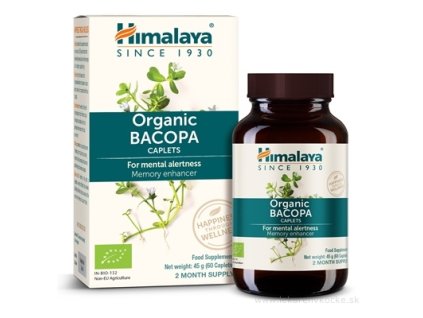 Himalaya Organická Bacopa kapsuly – balenie 60 ks