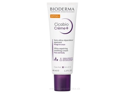 BIODERMA Cicabio Krém+ SPF 50+ 40 ml