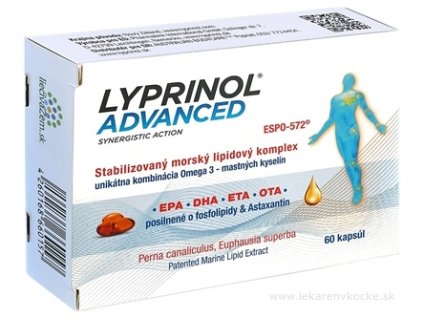 LYPRINOL Advanced Omega 3 (OTA, DHA, ETA, EPA) 60 ks