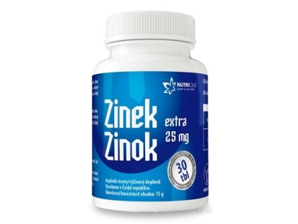 NUTRICIUS Zinok EXTRA 25 mg 30 ks