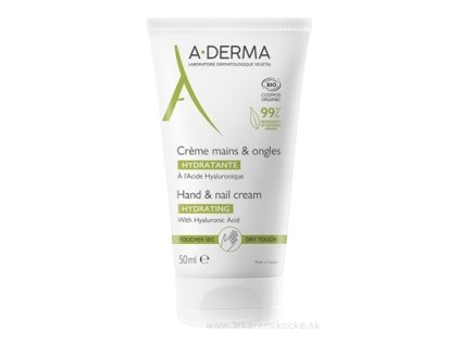 A-DERMA KRÉM na ruky a nechty HYDRATAČNÝ 50 ml