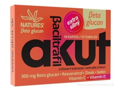 Natures Baciltrafil Akut – kapsuly 10 ks