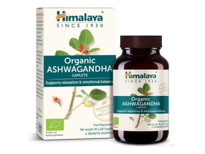 Himalaya Organic Ashwagandha – kapsuly 60 ks