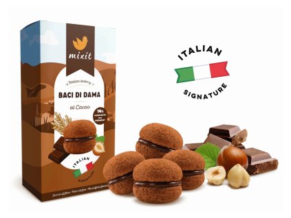 Mixit Italian Bakery – Cookie Baci di Dama al Cacao 170g