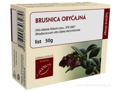 HANUS BRUSNICE OBYČEJNÁ LIST 50 g