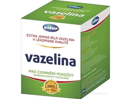 VITAR Vazelína extra jemná biela 110 g