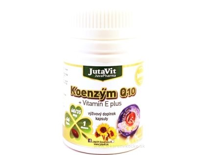 JutaVit Koenzým Q10 + vitamín E plus 66 ks
