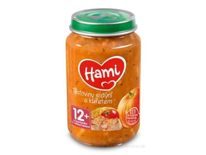 Hami príkrm Cestoviny s tekvicou a kuraťom 200 g