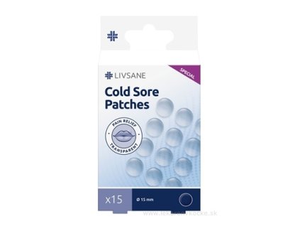 LIVSANE Náplasti na opary 15 ks