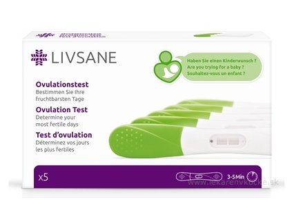 LIVSANE Ovulačný test 5 kusov