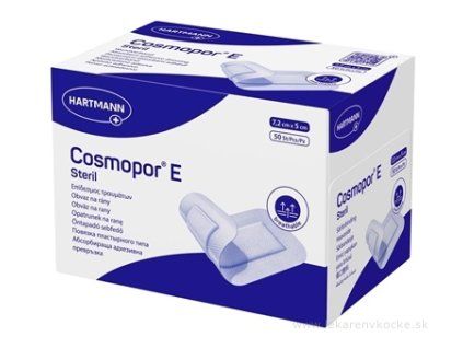 COSMOPOR E STERIL náplast 7,2 x 5 cm 50 ks