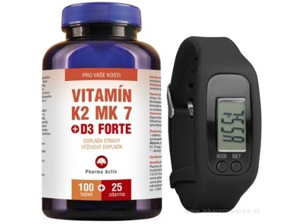 Pharma Activ Vitamín K2 MK 7 + D3 FORTE 1 set