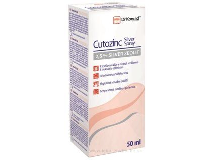Dr. Konrad Cutozinc Silver Spray 50 ml