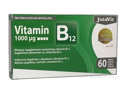 JutaVit Vitamín B12 1000 µg 60 ks