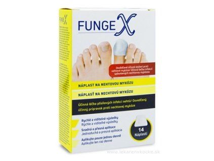 FungeX Náplast na mykózu nehtů 14 ks