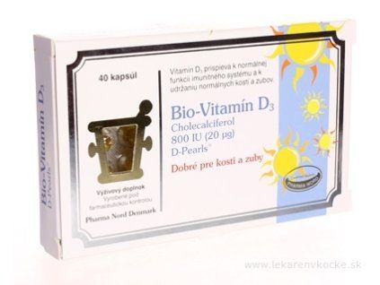 Bio-Vitamín D3 40 ks