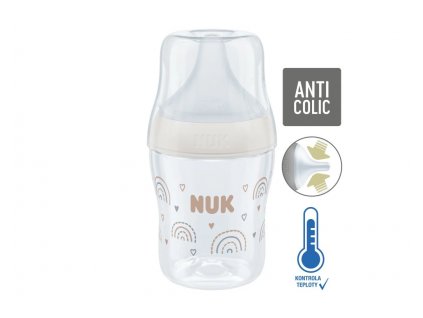 NUK Perfect Match flaša s kontrolou teploty 150 ml biela