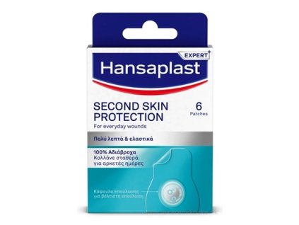 HANSAPLAST Second skin protection hydrokoloidná náplasť 72 x 35 mm 6 ks