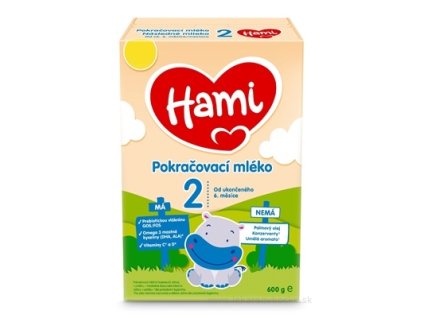 Hami 2 Následné mlieko 600 g