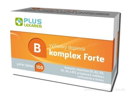 PLUS LEKÁREŇ B komplex Forte 100 ks