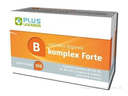 PLUS LÉKÁRNA B komplex Forte 100 ks