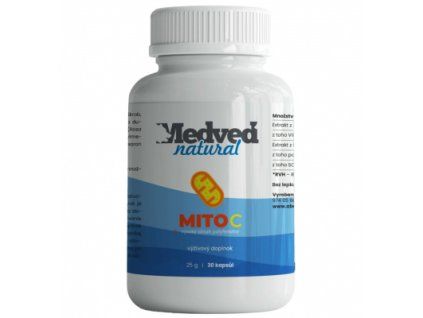 Medvěd natural Mito C 30 kapslí