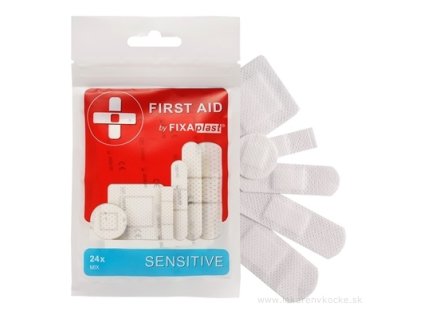 FIXAplast FIRST AID SENSITIVE náplasť MIX 24 ks