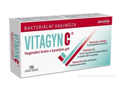 VITAGYN C KRÉM POŠVOVÝ S KYSLÝM PH 30 g