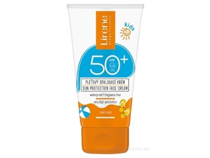 Lirene Sun Kids Pleťový opaľovací krém SPF50+ 50 ml krém na opaľovanie pre deti