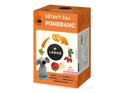 LEROS DETSKÝ ČAJ POMARANČ 20x2 g