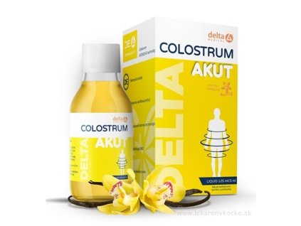 DELTA COLOSTRUM AKUT Vanilka 125 ml