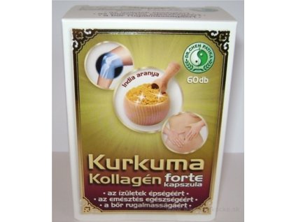 Kurkuma kapsuly s kolagénom - Amazonas 60 ks