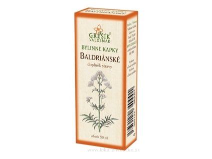 GREŠÍK BYLINNÉ KAPKY BALDERIÁNSKÉ 50 ml