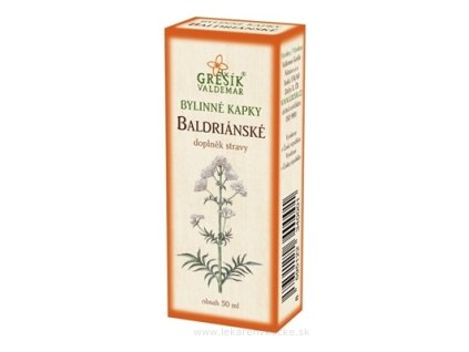 GREŠÍK BYLINNÉ KVAPKY BALDERIÁNSKE 50 ml
