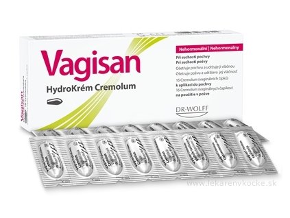 Vagisan HydroKrém Cremolum 16 ks
