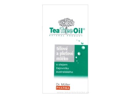 DR. MÜLLER Tea tree oil telové a pleťové mlieko 200 ml