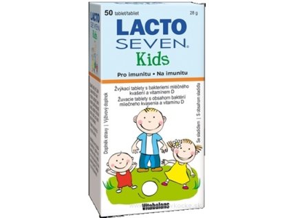 Vitabalans LACTOSEVEN Kids 50 ks