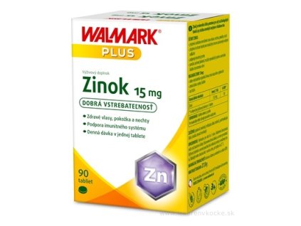 WALMARK Zinok 15 mg 90 ks