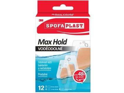 3M SPOFAPLAST č.191N Náplasti VODEODOLNÉ Max Hold 12 ks