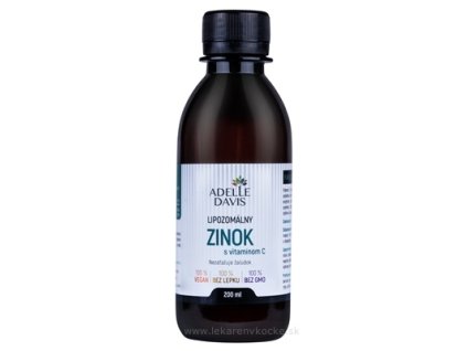 Adelle Davis Lipozomálny zinok 200 ml