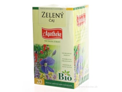 APOTHEKE BIO SELECTION ZELENÝ ČAJ 20x1,5 g