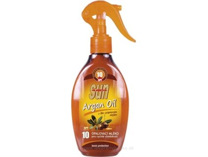SUN ARGAN OIL opaľovacie MLIEKO SPF 10 200 ml