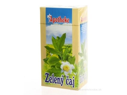 APOTHEKE ZELENÝ ČAJ 20x1,5 g