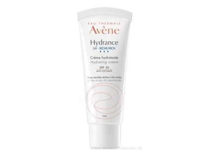 Avène Hydrance UV Riche SPF 30 – výživný hydratačný krém 40 ml pre citlivú, suchú pleť s UV ochranou