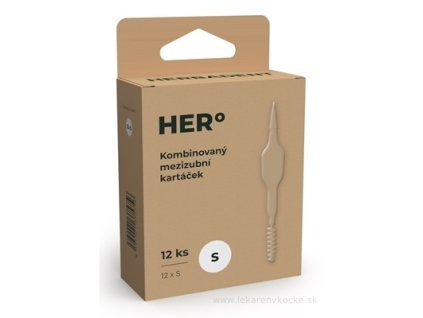 HERBADENT HERo medzizubná kefka S 12ks