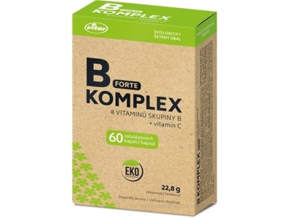 VITAR B-KOMPLEX FORTE + vitamín C 60 ks