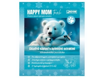 HAPPY MOM Touch - JADOB chladivá náplasť s bylinnými extraktmi (5 x 5 cm) 1x5 ks